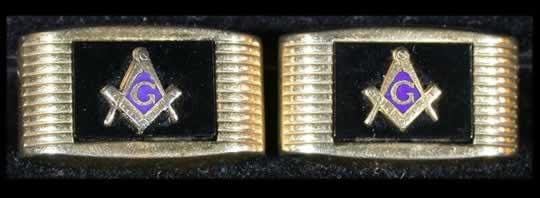 item123_A Masonic Cufflink Pair.jpg